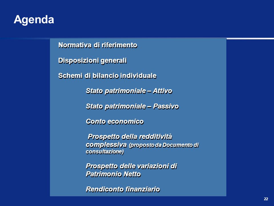 Agenda Normativa Di Riferimento Disposizioni Generali Ppt Scaricare